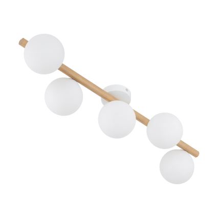 ELYON ceiling light 5xG9/40W/230V white/pine