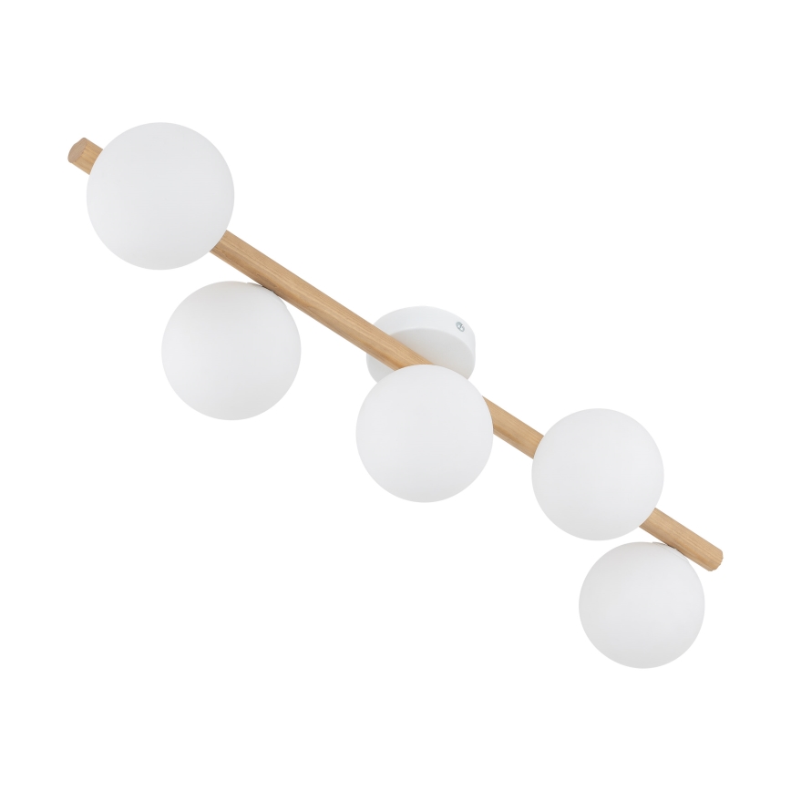 ELYON ceiling light 5xG9/40W/230V white/pine