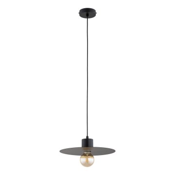 EMELI cable-suspended pendant light 1xE27/15W/230V, black