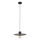 EMELI cable-suspended pendant light 1xE27/15W/230V, black