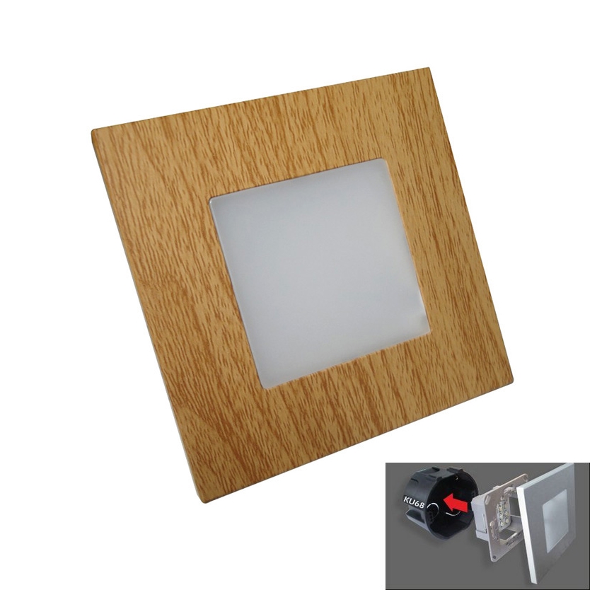 Emithor 48307 - LED orientation light STEP LIGHT 16xLED/1W/230V