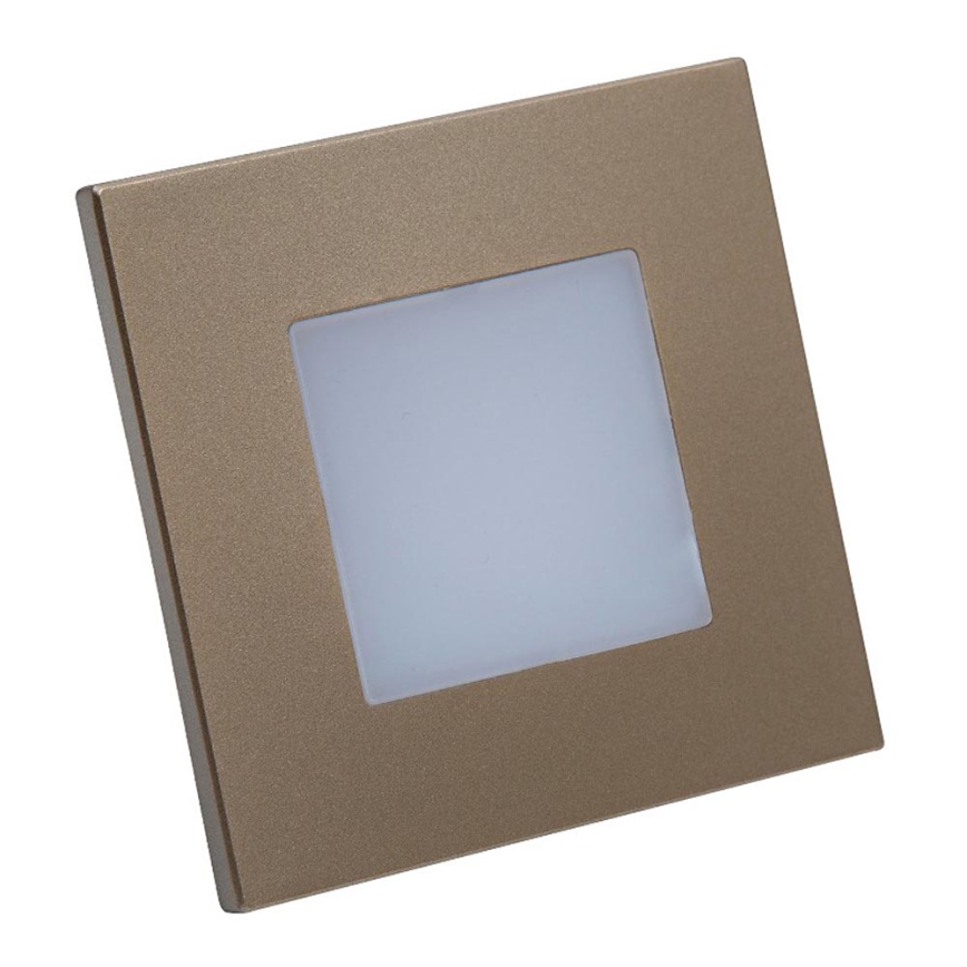Emithor 48334 - LED Staircase light STEP LIGHT LED/1W/230V gold