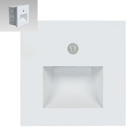 Emithor 70414 - LED Staircase light with a sensor SUNNY LED/1W/230V 4000K white