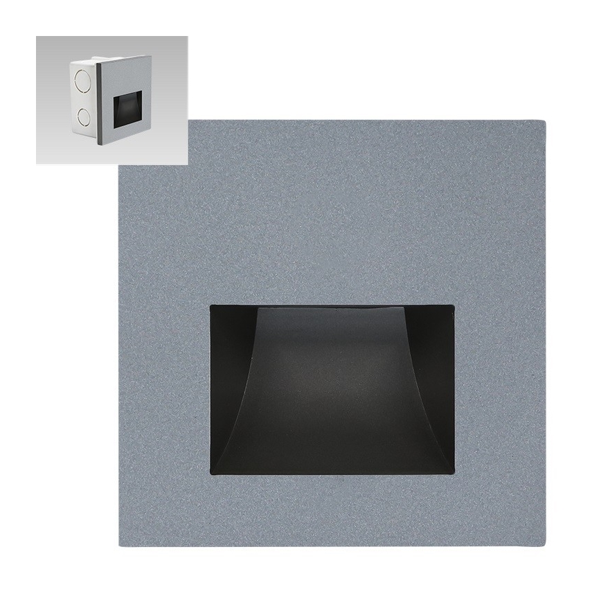Emithor 70417 - LED Staircase light SUNNY LED/1W/230V 4000K grey