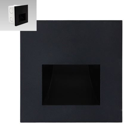 Emithor 70419 - LED Staircase light SUNNY LED/1W/230V 4000K black