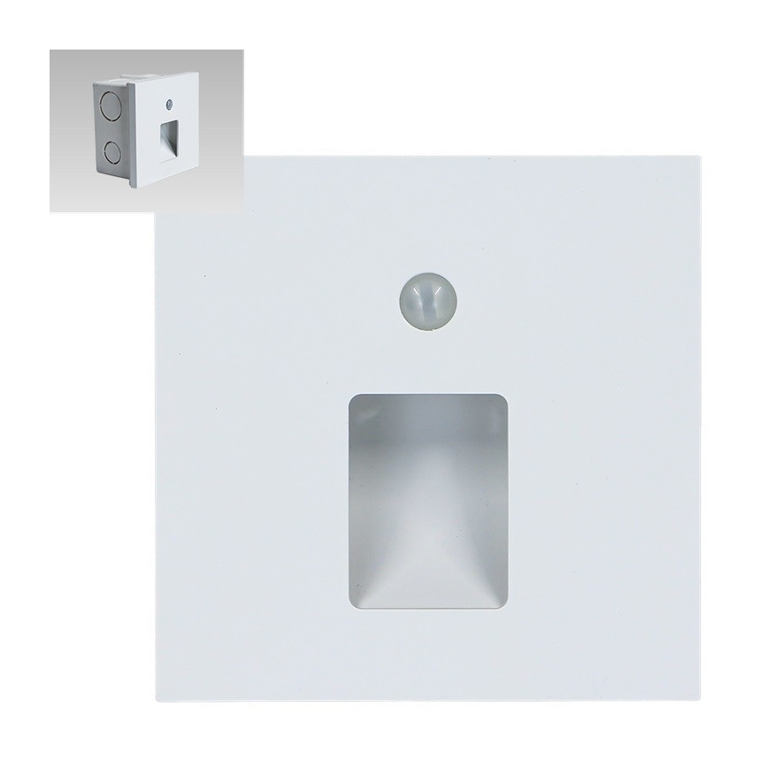 Emithor 70420 - LED Staircase light with a sensor VIX LED/1W/230V 4000K white
