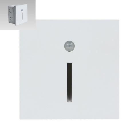 Emithor 70426 - LED Staircase light with a sensor LINE LED/1W/230V 4000K white