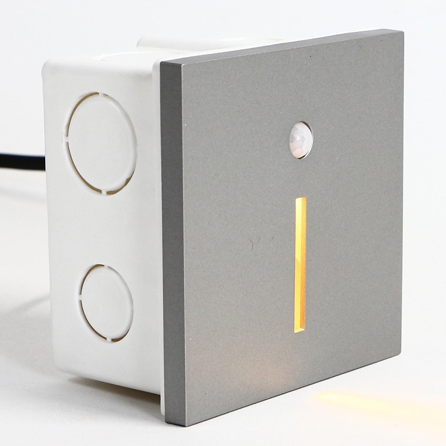 Emithor 70428 - LED Staircase light with a sensor LINE LED/1W/230V 4000K grey