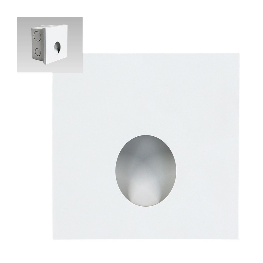Emithor 70433 - LED Staircase light OLIVE LED/1W/230V 4000K white