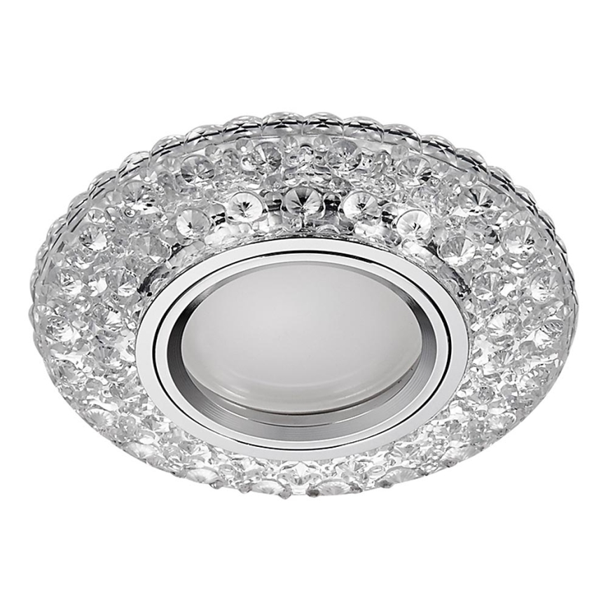 Emithor 71095 - LED Recessed light ELEGANT GLASS FIX 1xGU10/50W + LED/3W STRIPE