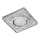 Emithor 71096 - LED Recessed light ELEGANT GLASS FIX 1xGU10/50W + LED/3W STRIPE