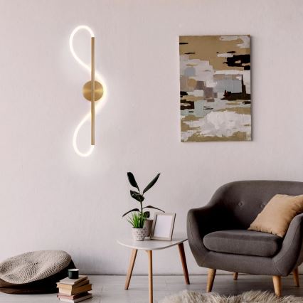 EMMA LED Wall Light 19W/230V, Gold