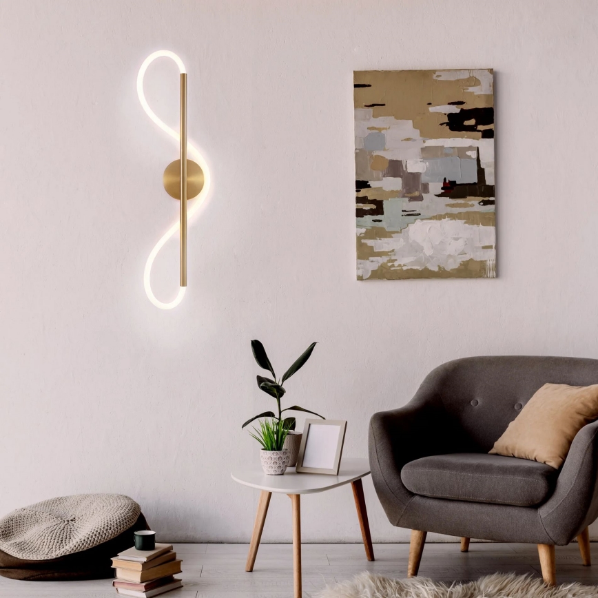 EMMA LED Wall Light 19W/230V, Gold