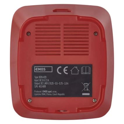 Battery charger with LCD display 4xAA/AAA 5V