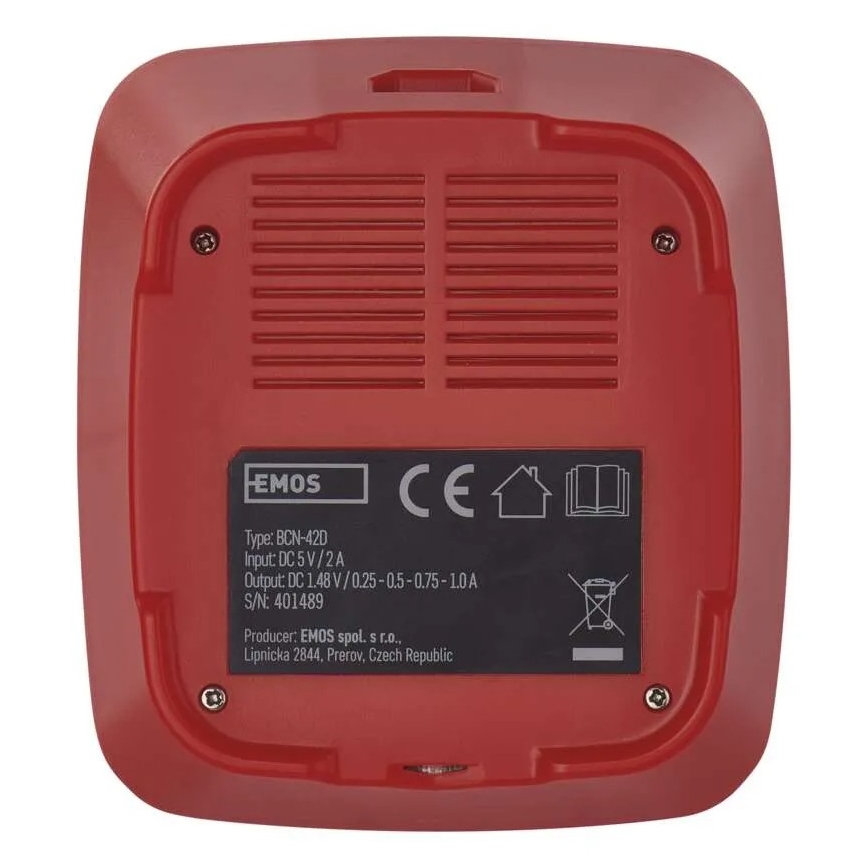Battery charger with LCD display 4xAA/AAA 5V