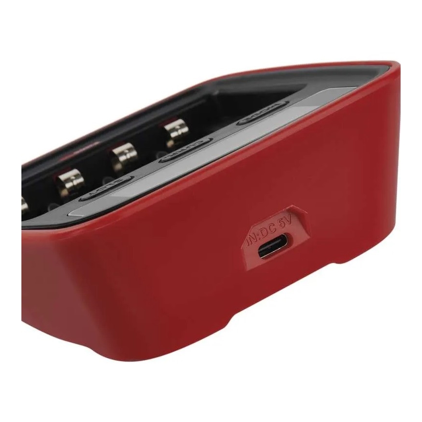 Battery charger with LCD display 4xAA/AAA 5V