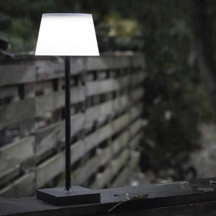 LED Dimmable rechargeable lamp KATIE LED/4W/10V 1800mAh IP44 CRI 90 black