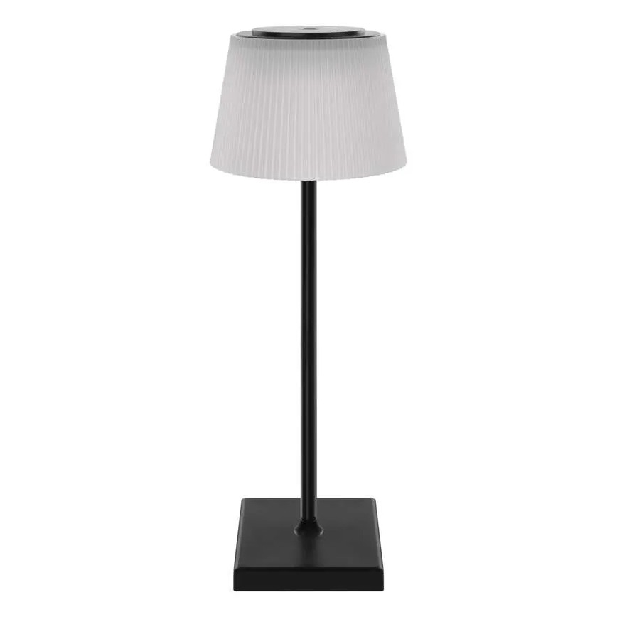 LED Dimmable rechargeable lamp KATIE LED/4W/10V 1800mAh IP44 CRI 90 black
