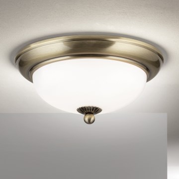 EMPIRA Ceiling Light 2×E14/40W/230V Ø 26.5 cm, Bronze