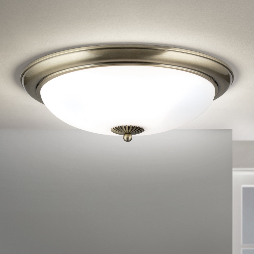 EMPIRA ceiling light, 3x E27/40W/230V, Ø 48 cm, bronze