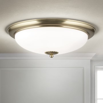 EMPIRA Ceiling Light — 3×E27 (max. 40 W) · 230 V · Ø 48 cm · Brass