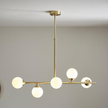 Endon 101347 - OTIS rod-mounted chandelier 5xG9/3W/230V gold