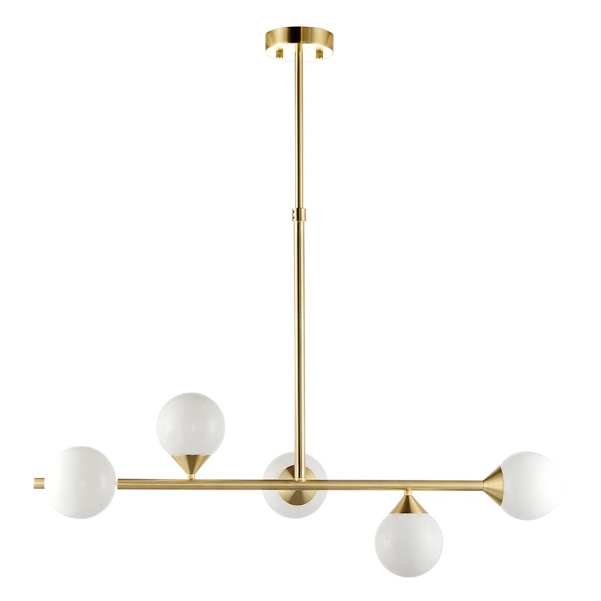 Endon 101347 - OTIS rod-mounted chandelier 5xG9/3W/230V gold