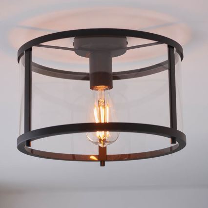 Endon 101540 - Ceiling light HOPTON 1xE27/10W/230V black