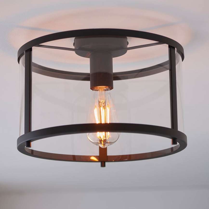 Endon 101540 - Ceiling light HOPTON 1xE27/10W/230V black