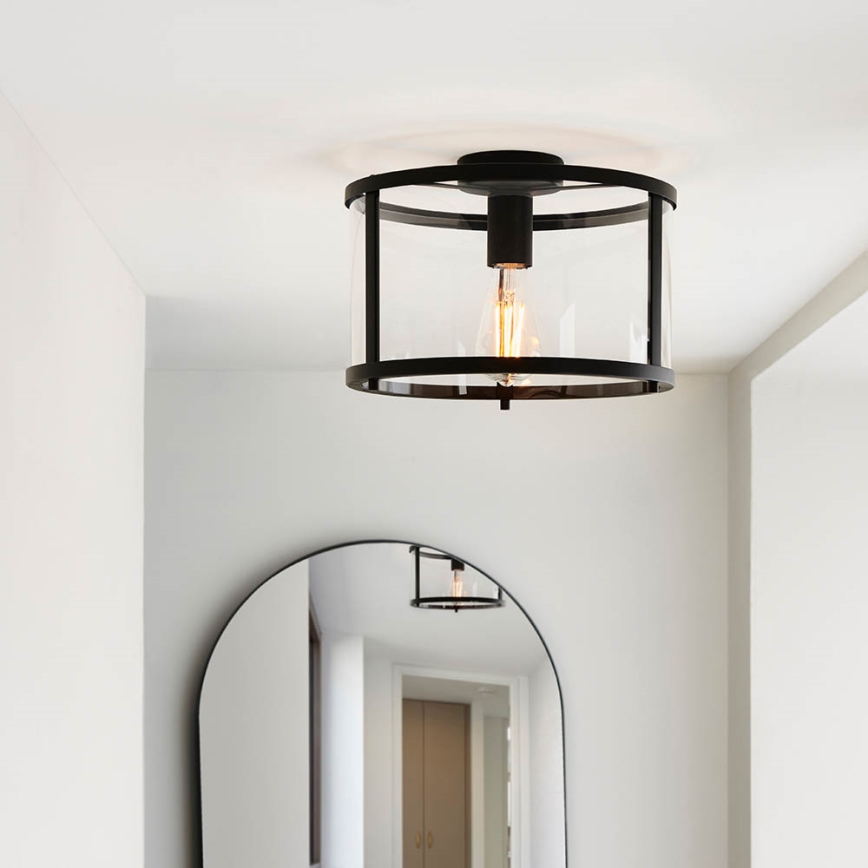 Endon 101540 - Ceiling light HOPTON 1xE27/10W/230V black