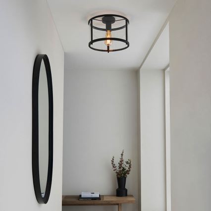Endon 101540 - Ceiling light HOPTON 1xE27/10W/230V black