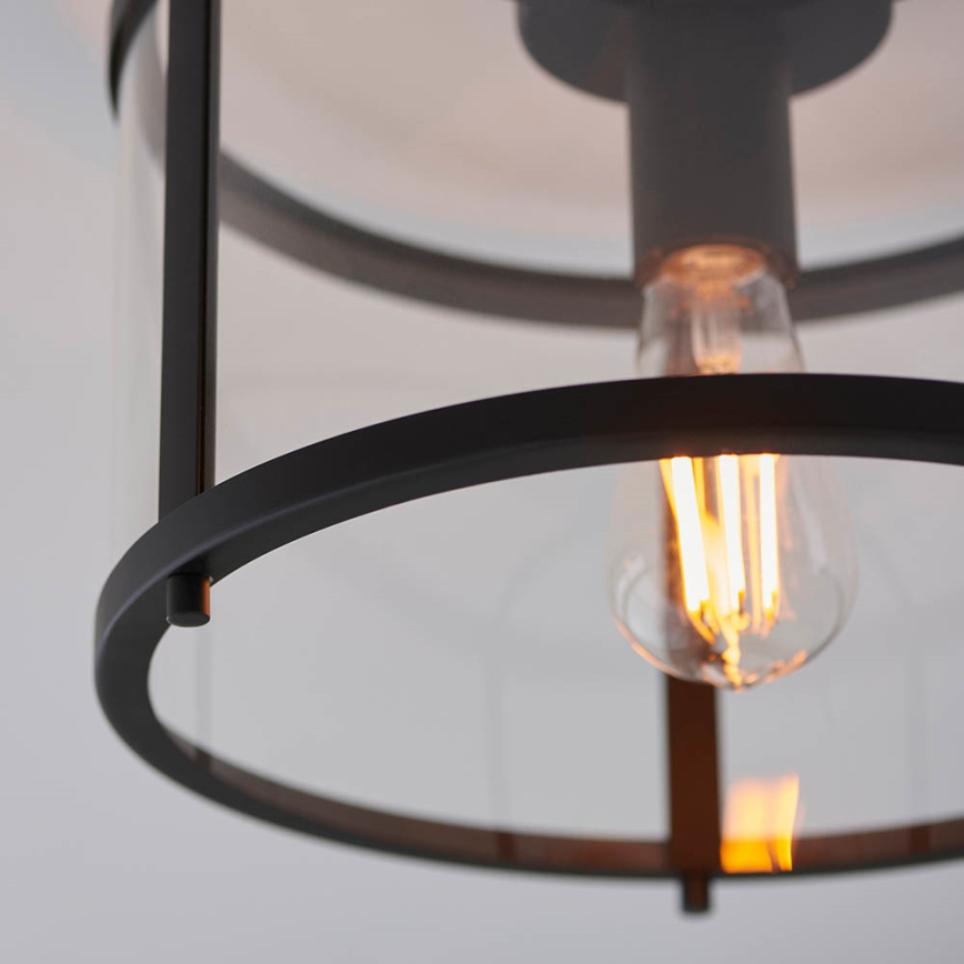 Endon 101540 - Ceiling light HOPTON 1xE27/10W/230V black