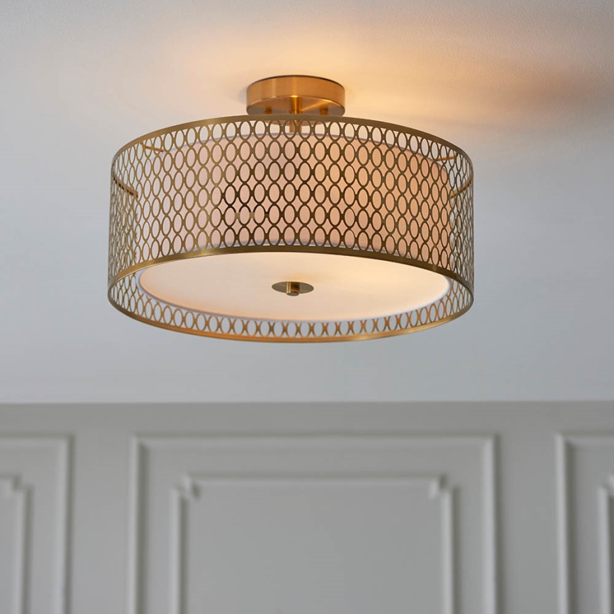 Endon 101568 - Surface-mounted chandelier CORDERO 3xE27/10W/230V gold