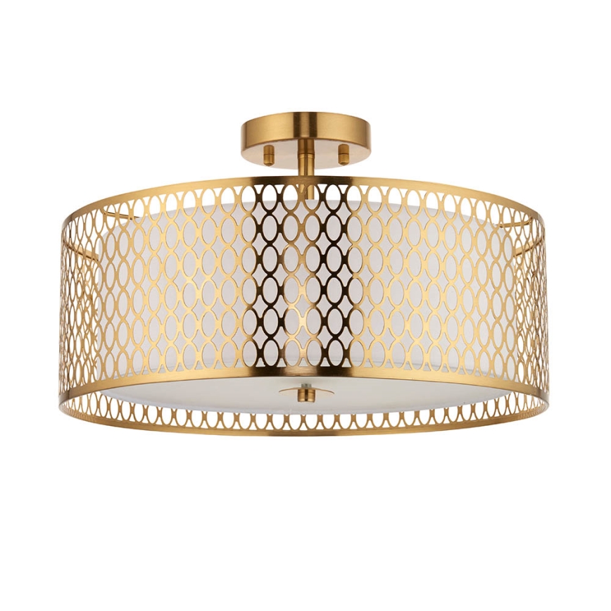 Endon 101568 - Surface-mounted chandelier CORDERO 3xE27/10W/230V gold