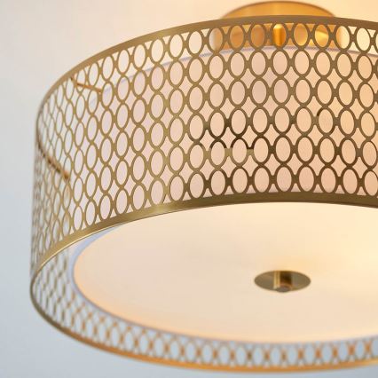 Endon 101568 - Surface-mounted chandelier CORDERO 3xE27/10W/230V gold