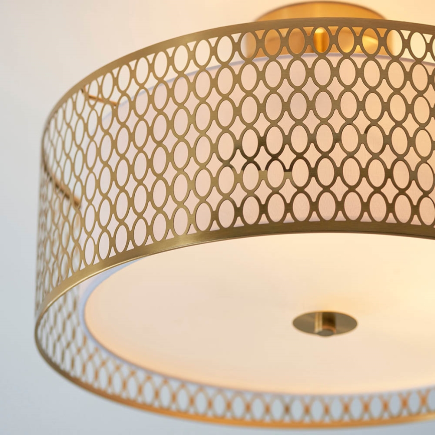 Endon 101568 - Surface-mounted chandelier CORDERO 3xE27/10W/230V gold