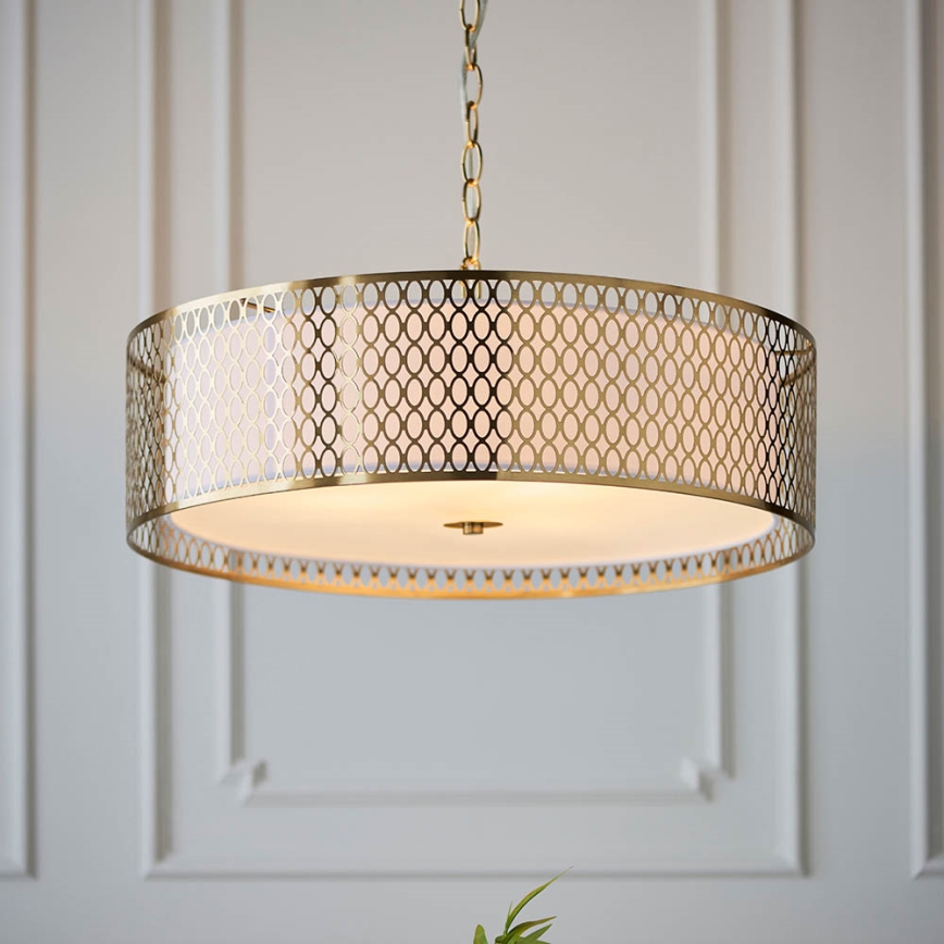 Endon 101569 - CORDERO chain-hung chandelier 3xE27/10W/230V, gold