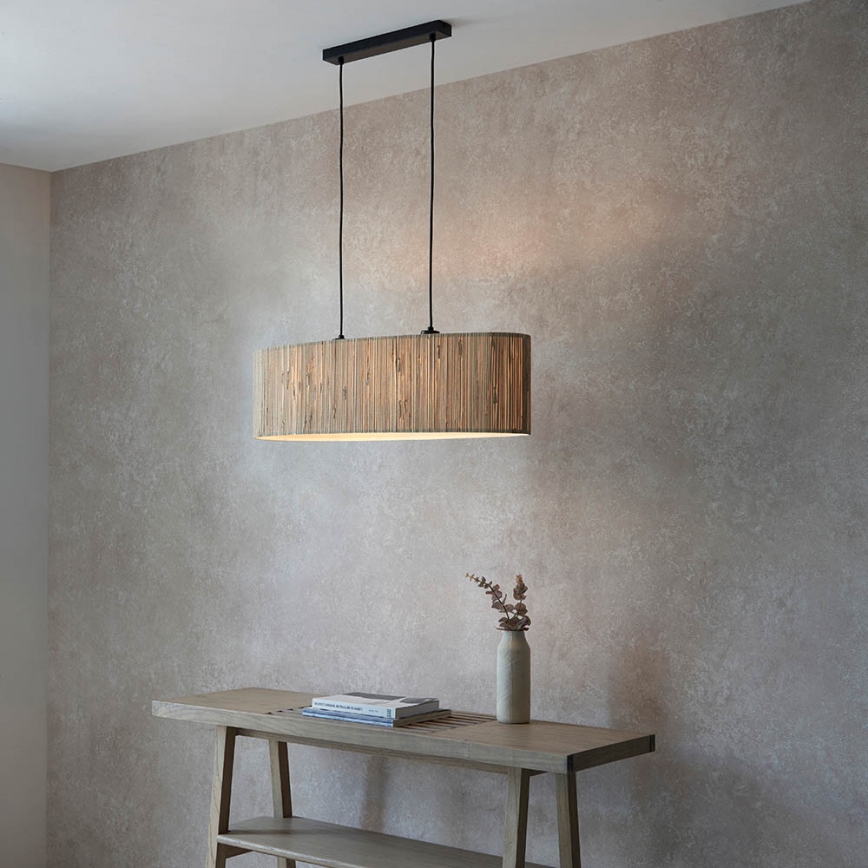 Endon 101692 - Chandelier on a string LONGSHORE 2xE27/10W/230V beige