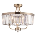 Endon 102506 - Surface-mounted chandelier CHESTERFIELD 3xE14/6W/230V d. 45 cm brass