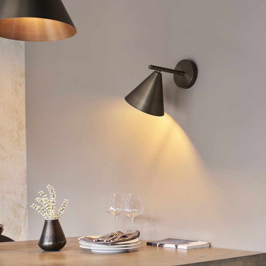 Endon 102894 - Wall spotlight CAPE 1xE14/7W/230V bronze
