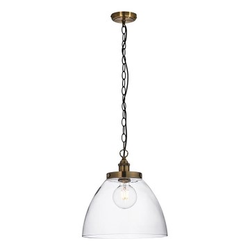 Endon 102926 - Chandelier on a chain HANSEN 1xE27/10W/230V brass