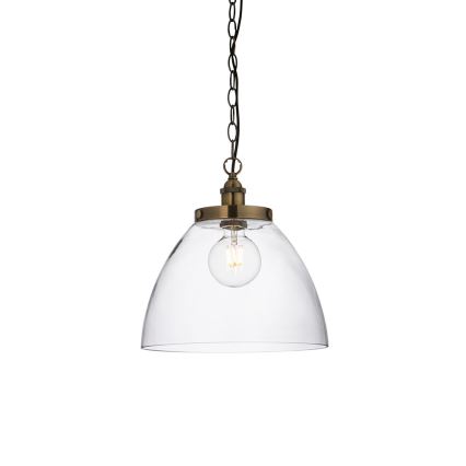 Endon 102926 - Chandelier on a chain HANSEN 1xE27/10W/230V brass