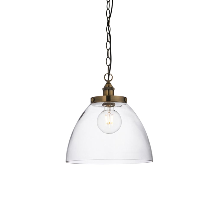 Endon 102926 - Chandelier on a chain HANSEN 1xE27/10W/230V brass
