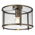 Endon 103112 - HOPTON Ceiling Light 1xE27/10W/230V Matte Chrome