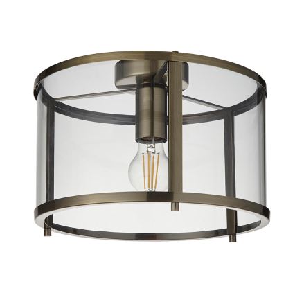 Endon 103112 - HOPTON Ceiling Light 1xE27/10W/230V Matte Chrome
