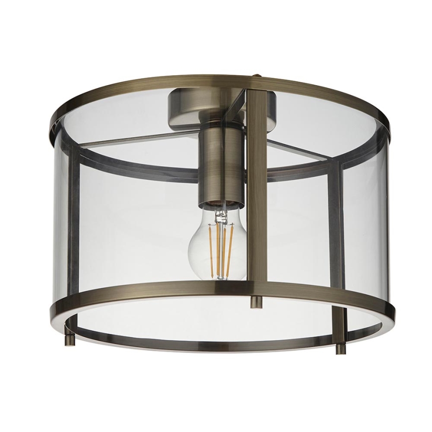 Endon 103112 - HOPTON Ceiling Light 1xE27/10W/230V Matte Chrome