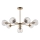 Endon 103172 - Chandelier on a pole ALLEGRA 8xE14/7W/230V brass/clear