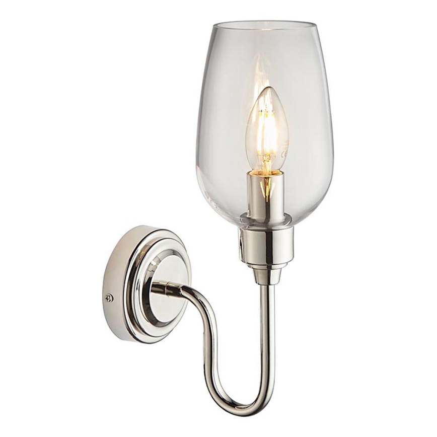 Endon 103316 - STOURTON Wall Light 1xE14/6W/230V Polished Chrome