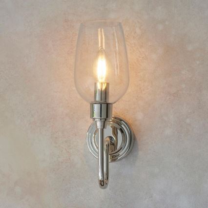 Endon 103316 - STOURTON Wall Light 1xE14/6W/230V Polished Chrome