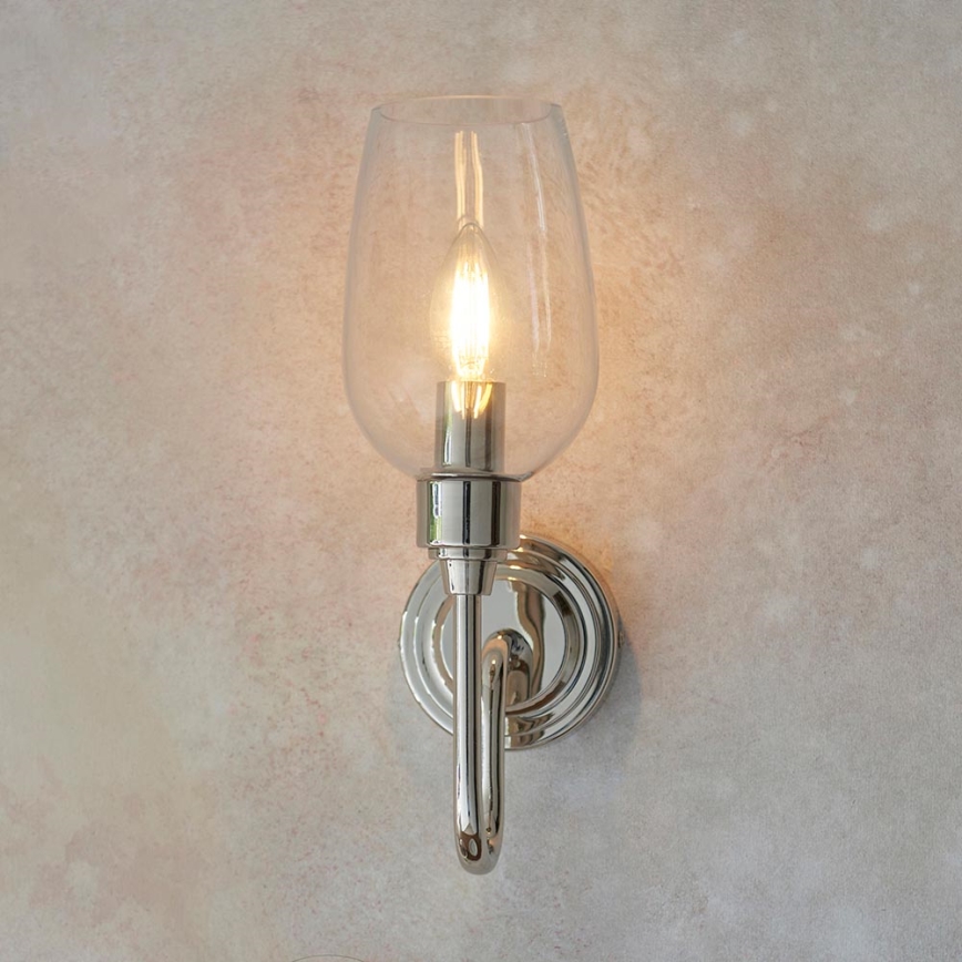 Endon 103316 - STOURTON Wall Light 1xE14/6W/230V Polished Chrome
